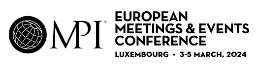 Logo of the MPI European Meetings & Events Conference, Luxembourg, 3-5 March 2024